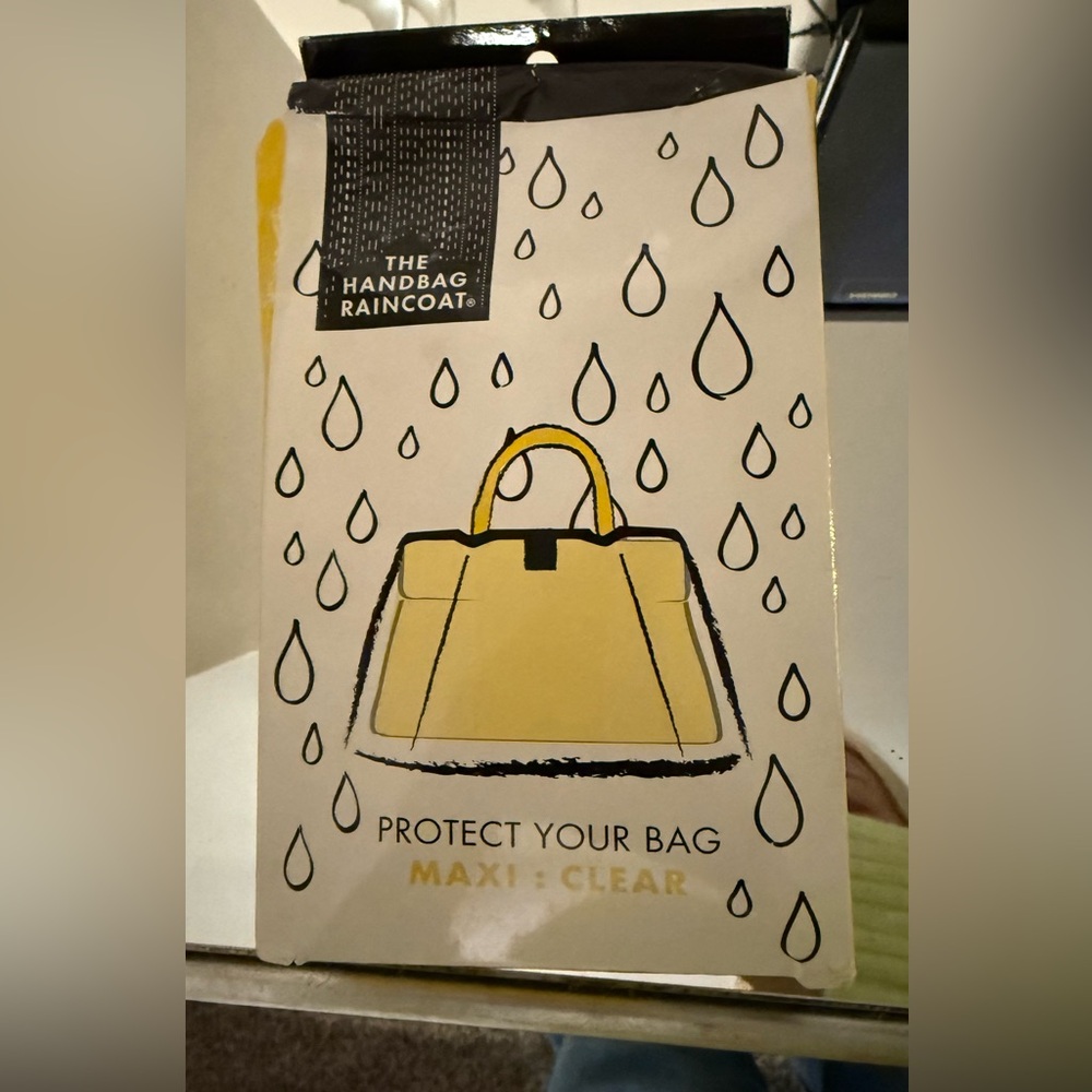 The Handbag Raincoat - Size: Maxi - Color: Clear - NWT - Still In Packaging